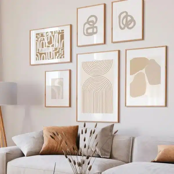 Lignes beiges et bohèmes